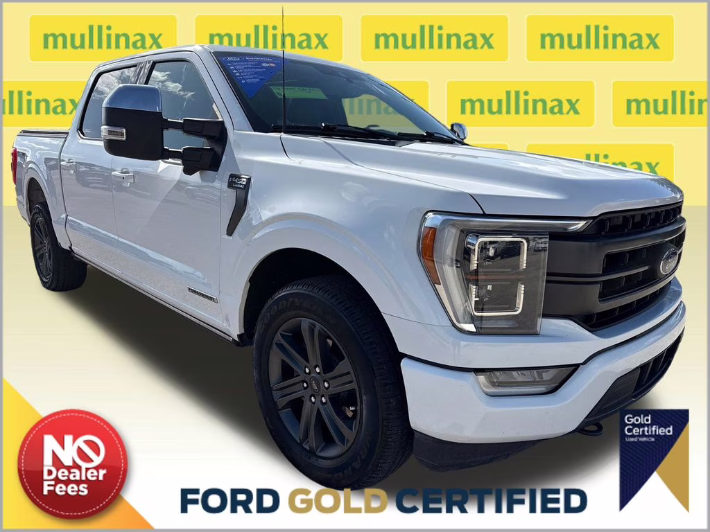 2021 Oxford White Ford F-150 Lariat 4X4 Truck