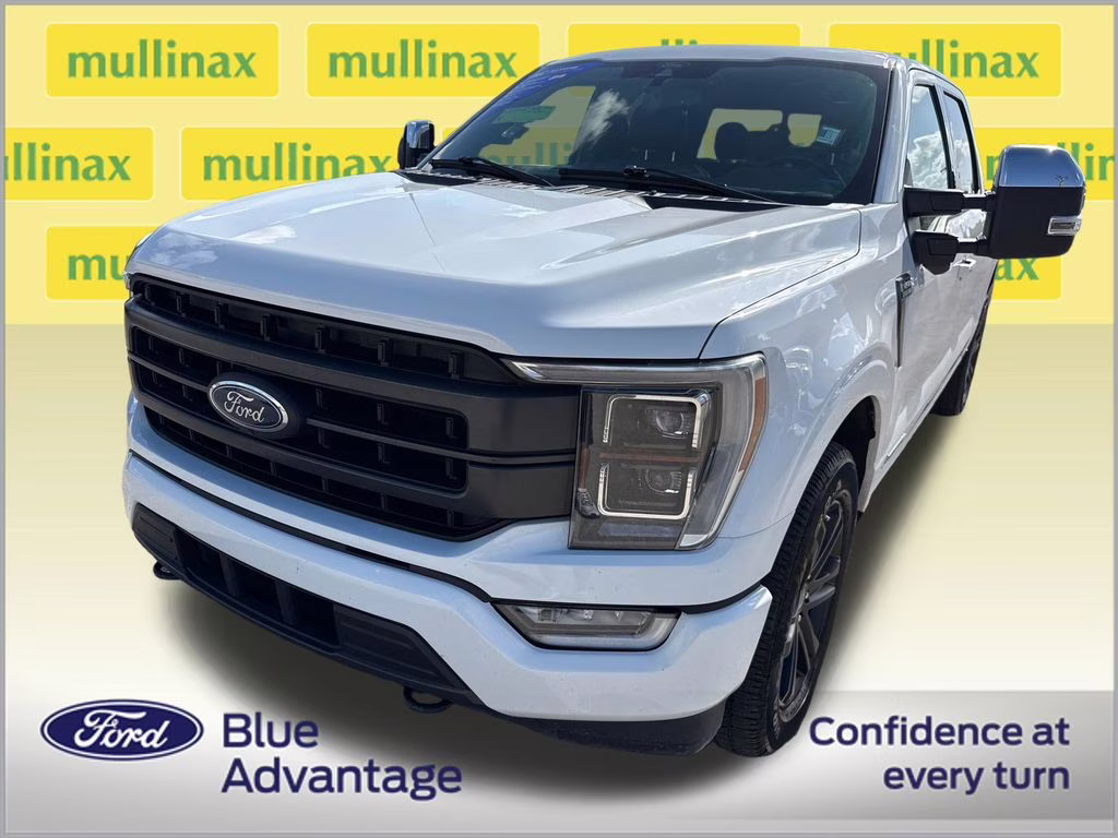 2021 Oxford White Ford F-150 Lariat 4X4 Truck