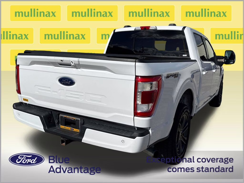 2021 Oxford White Ford F-150 Lariat 4X4 Truck