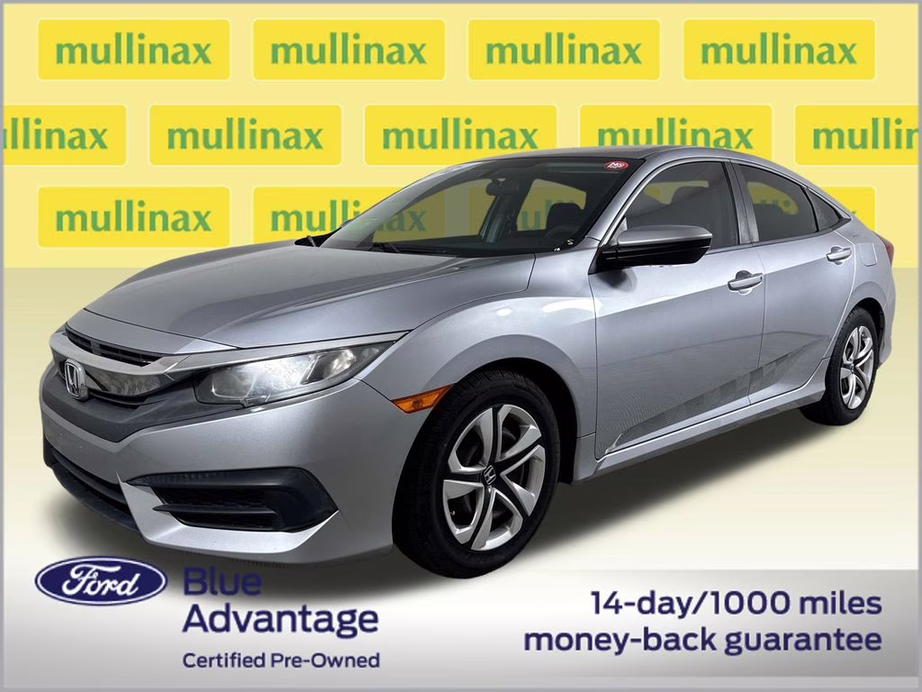 2017 Lunar Silver Metallic Honda Civic LX FWD Sedan