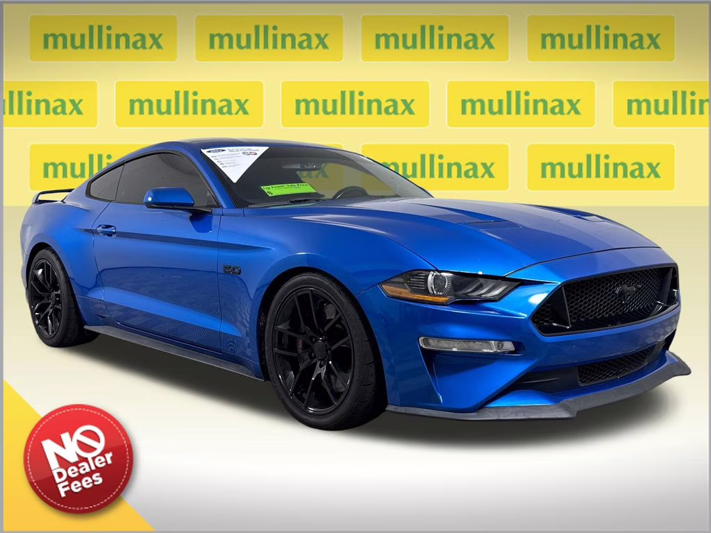 2019 Velocity Blue Metallic Ford Mustang GT RWD Coupe
