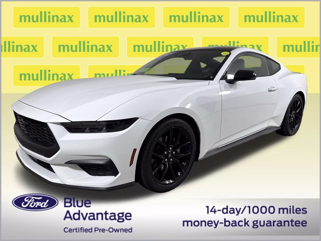 2024 Oxford White Ford Mustang EcoBoost Premium RWD Coupe