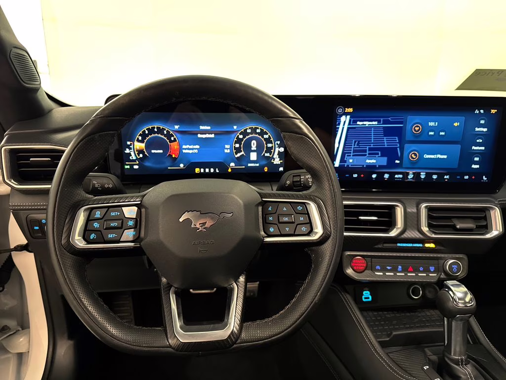 2024 Oxford White Ford Mustang EcoBoost Premium RWD Coupe