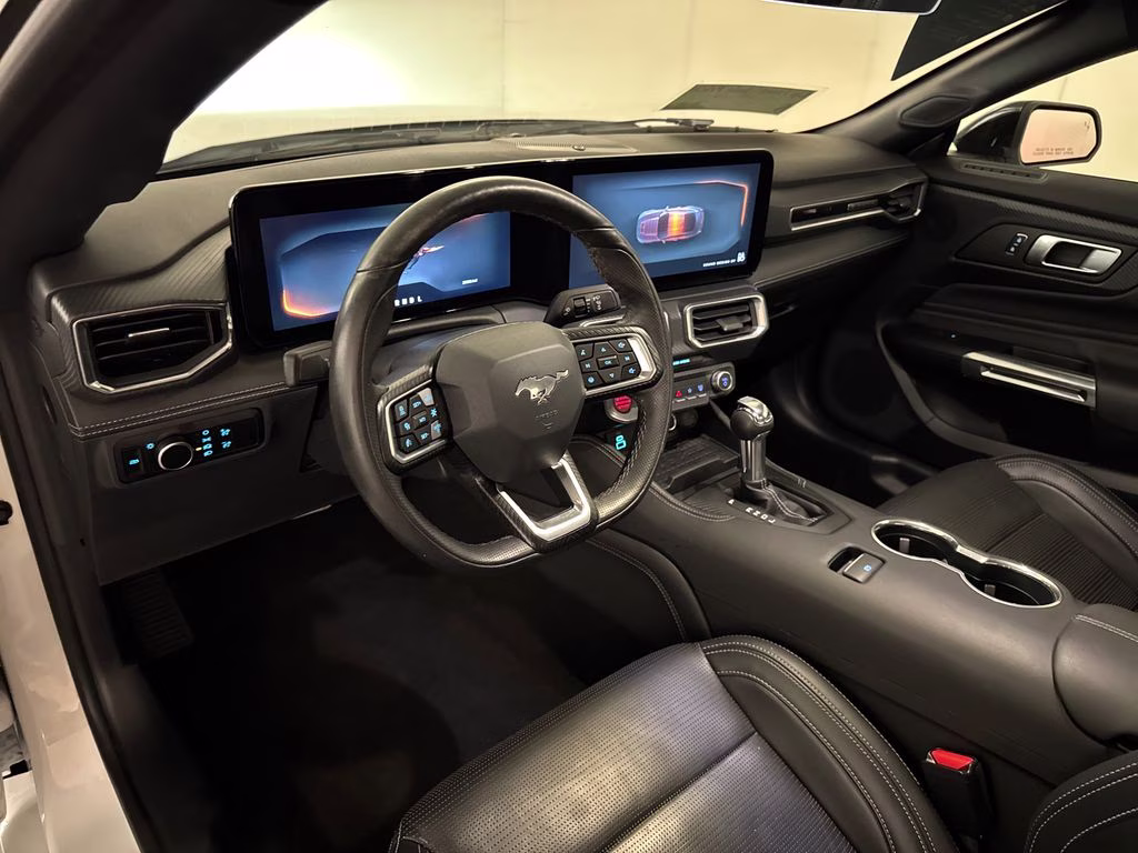 2024 Oxford White Ford Mustang EcoBoost Premium RWD Coupe