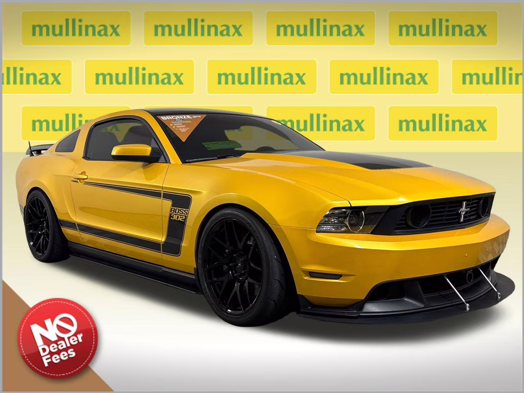2012 Burnt Orange Ford Mustang Boss 302 RWD Coupe