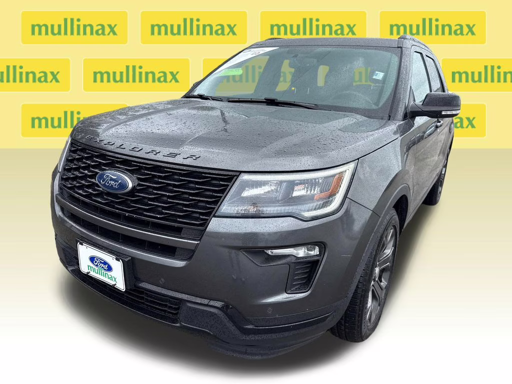 2018 Magnetic Metallic Ford Explorer Sport 4X4 SUV