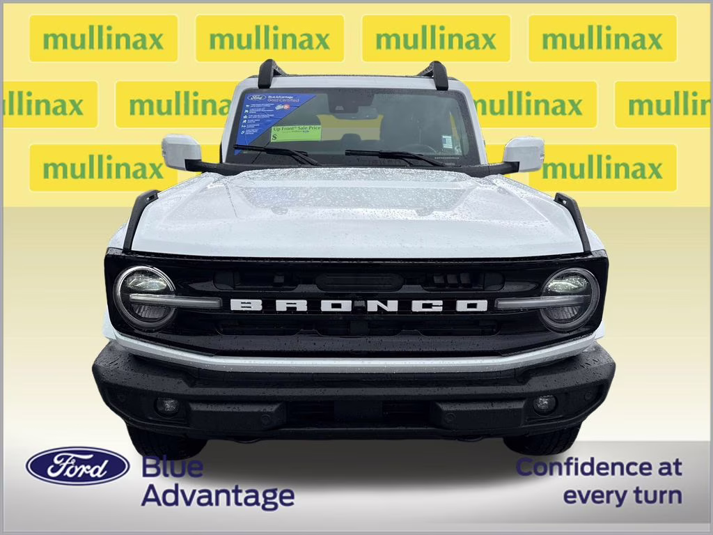 2024 Oxford White Ford Bronco Outer Banks 4X4 SUV
