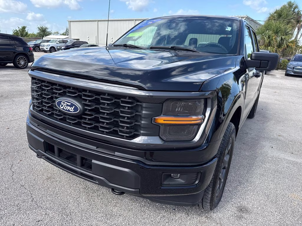 2024 Black Ford F-150 STX 4X4 Truck