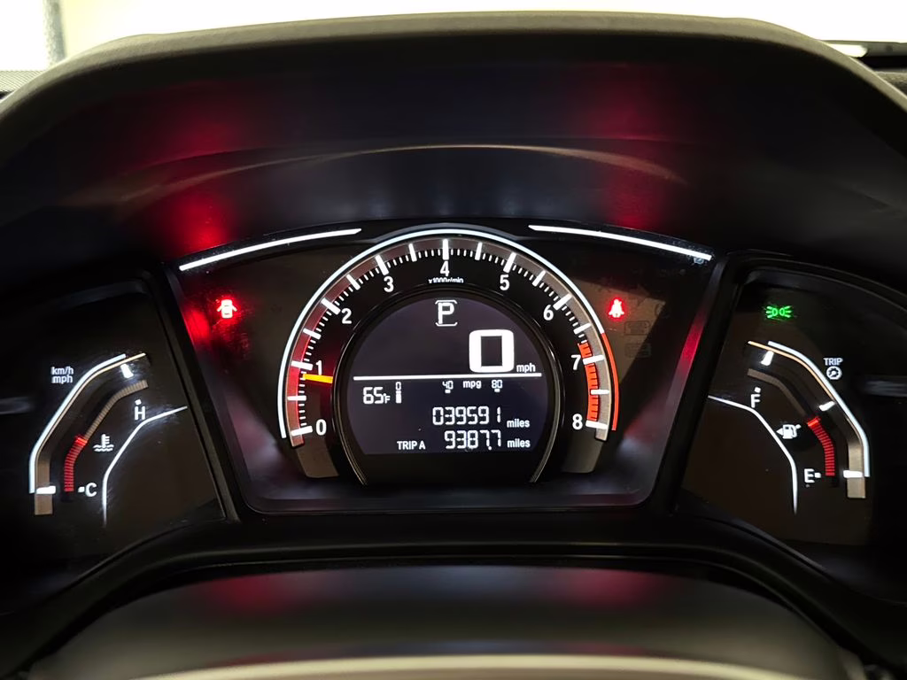 2017 Lunar Silver Metallic Honda Civic LX FWD Sedan