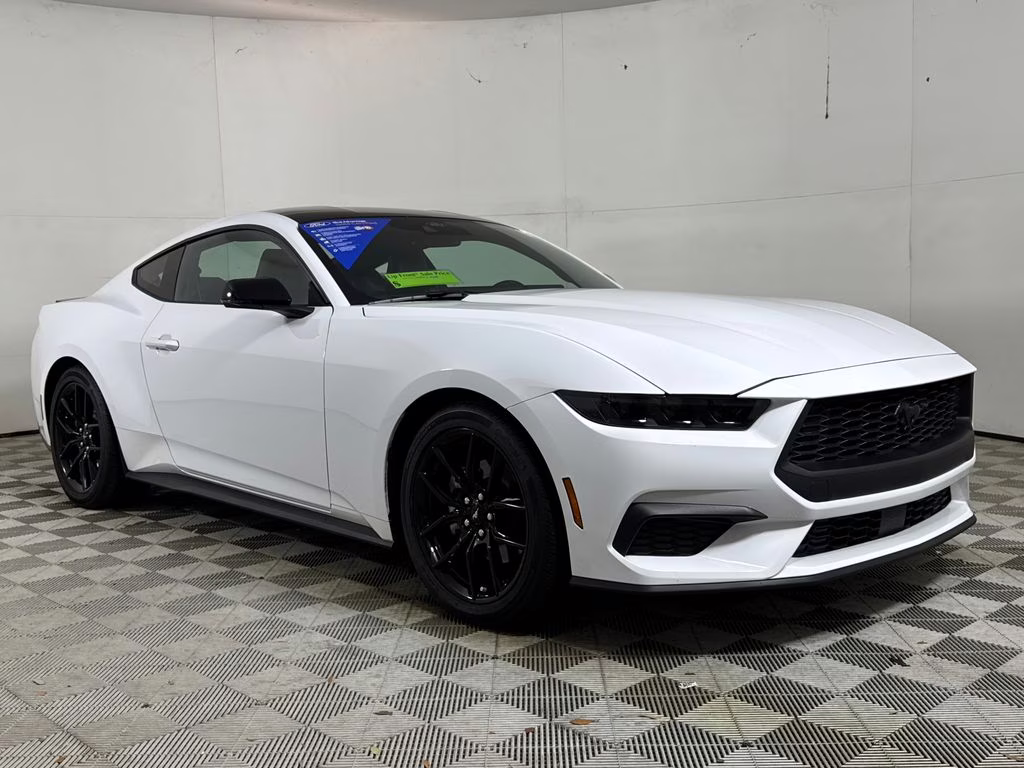 2024 Oxford White Ford Mustang EcoBoost Premium RWD Coupe