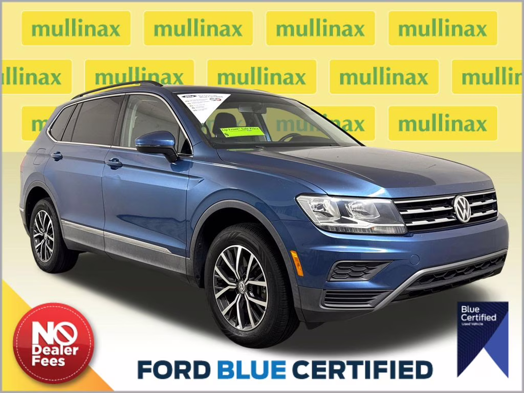 2020 Silk Blue Metallic Volkswagen Tiguan 2.0T SE FWD SUV
