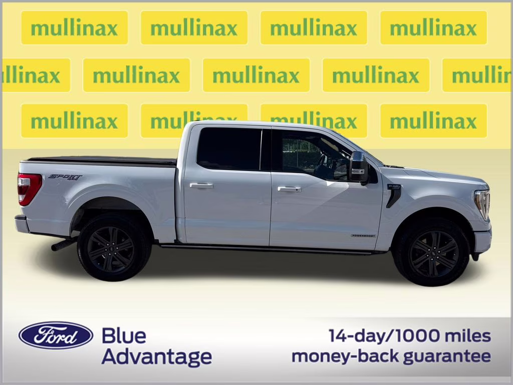 2021 Oxford White Ford F-150 Lariat 4X4 Truck