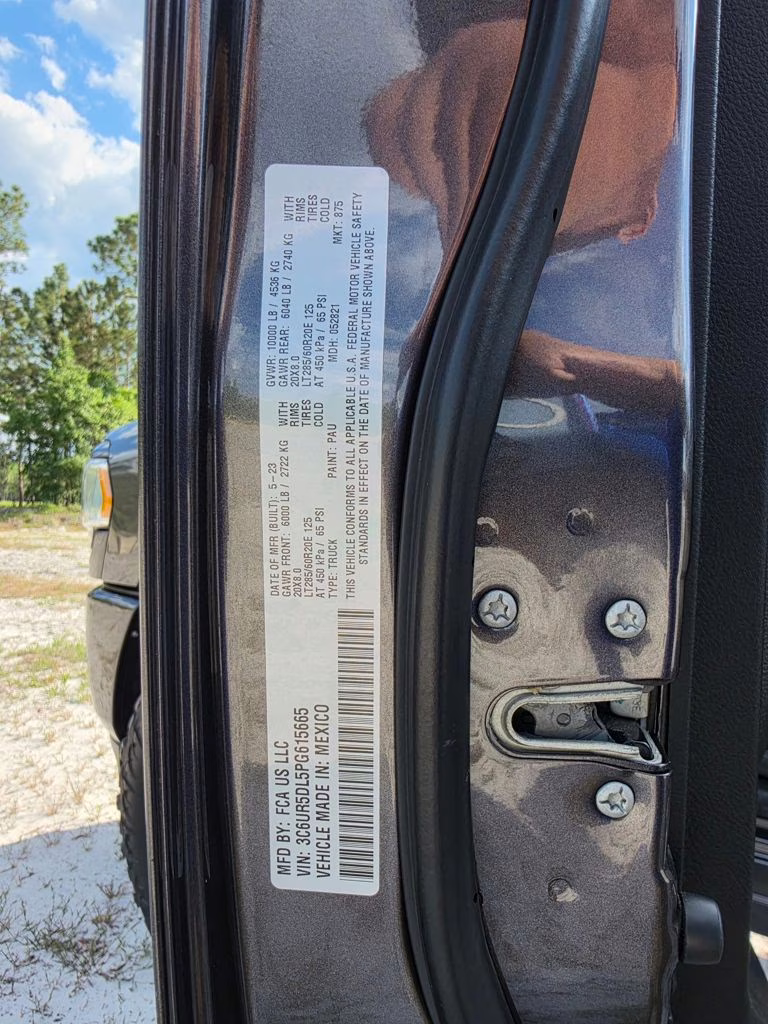 2023 Granite Crystal Metallic Clearcoat Ram 2500 Big Horn 4X4 Truck