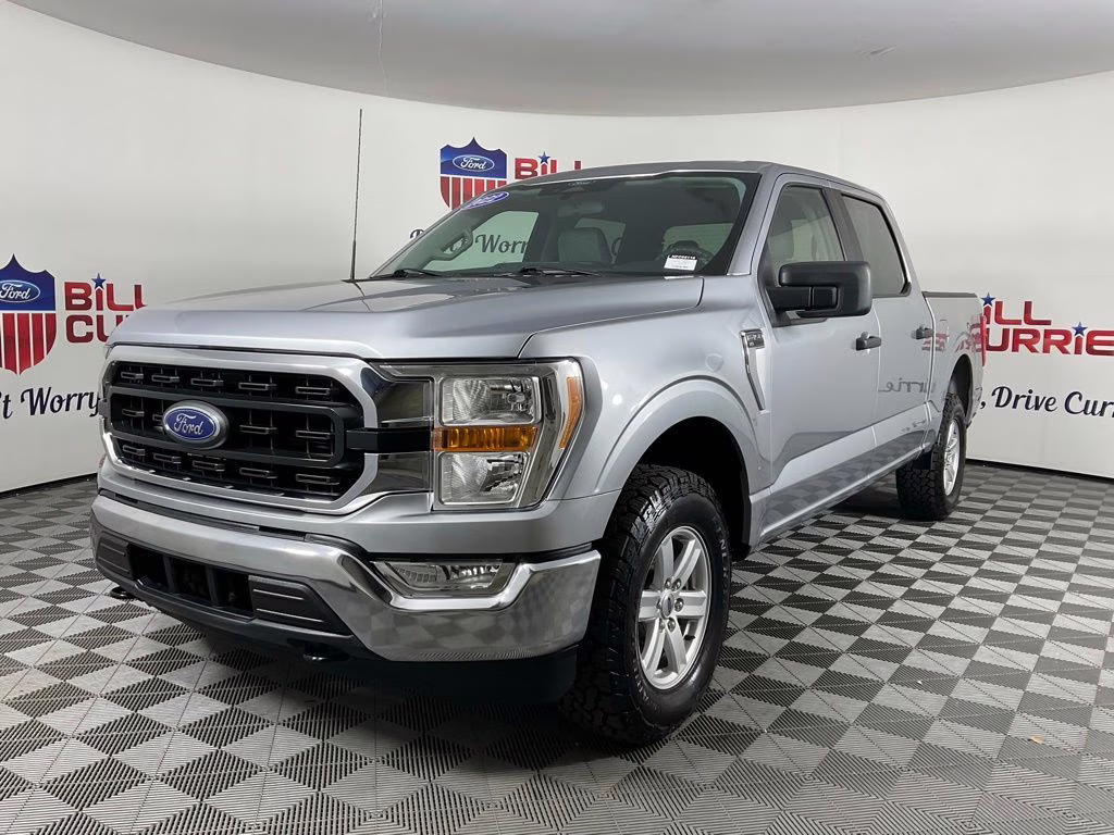 2022 Iconic Silver Metallic Ford F-150 XLT 5.0 V8 4X4 Truck
