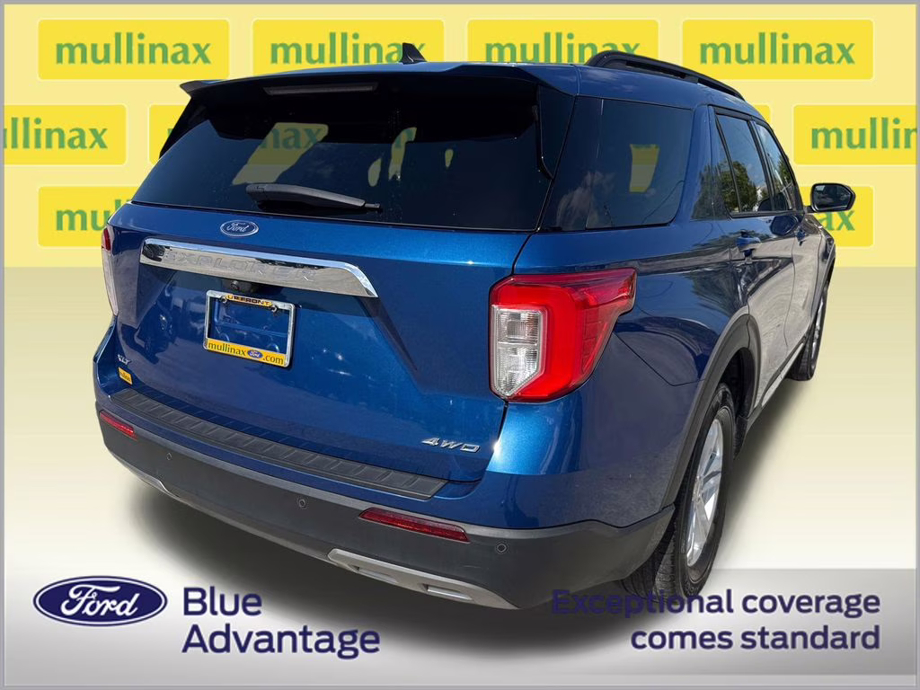 2022 Atlas Blue Metallic Ford Explorer XLT 4X4 SUV