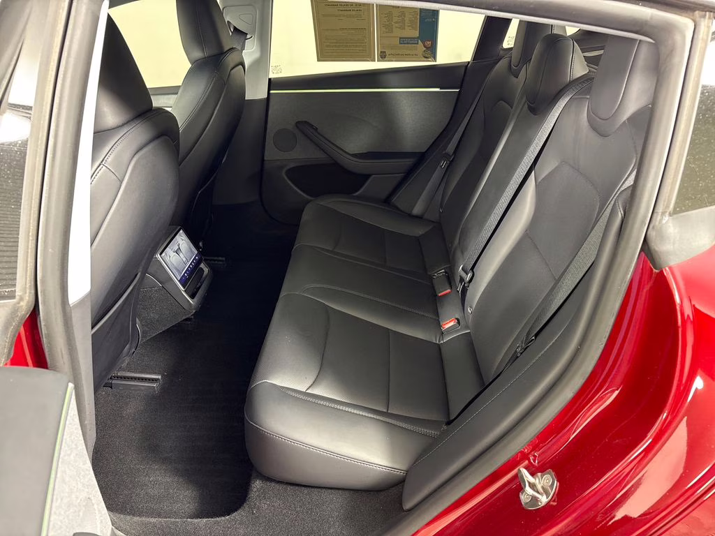2024 Ultra Red Tesla Model 3 Base RWD Sedan