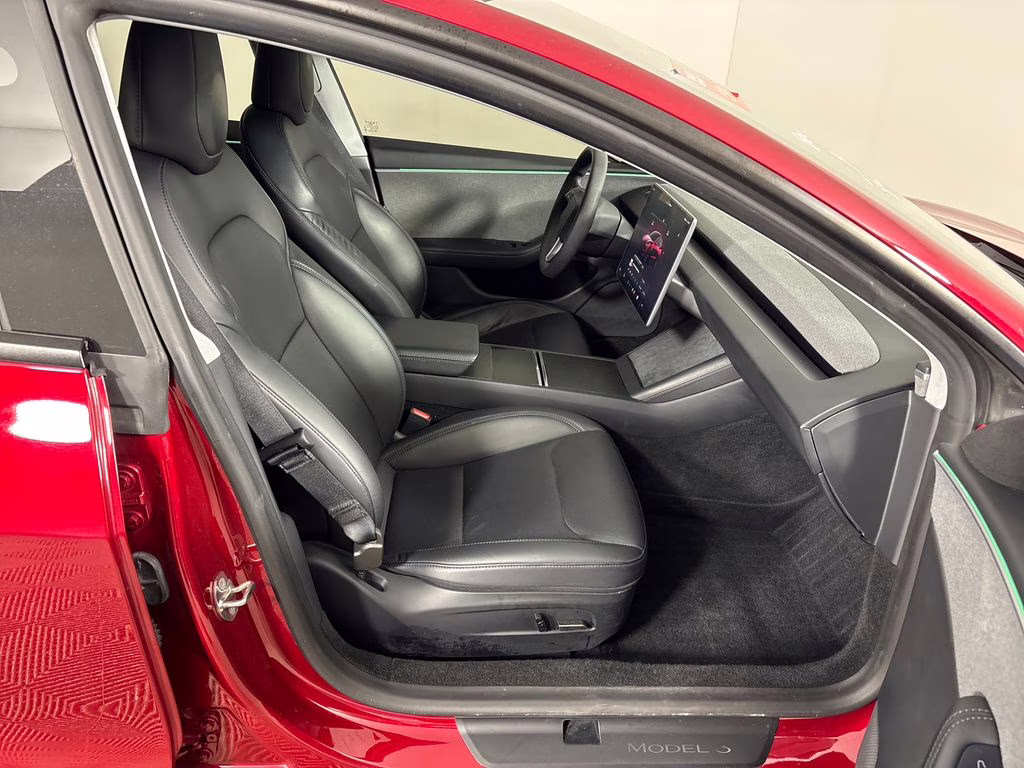 2024 Ultra Red Tesla Model 3 Base RWD Sedan