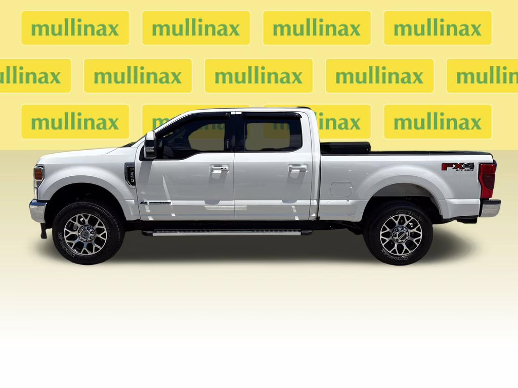 2021 White Metallic Ford Super Duty F-350 SRW Lariat 4X4 Truck