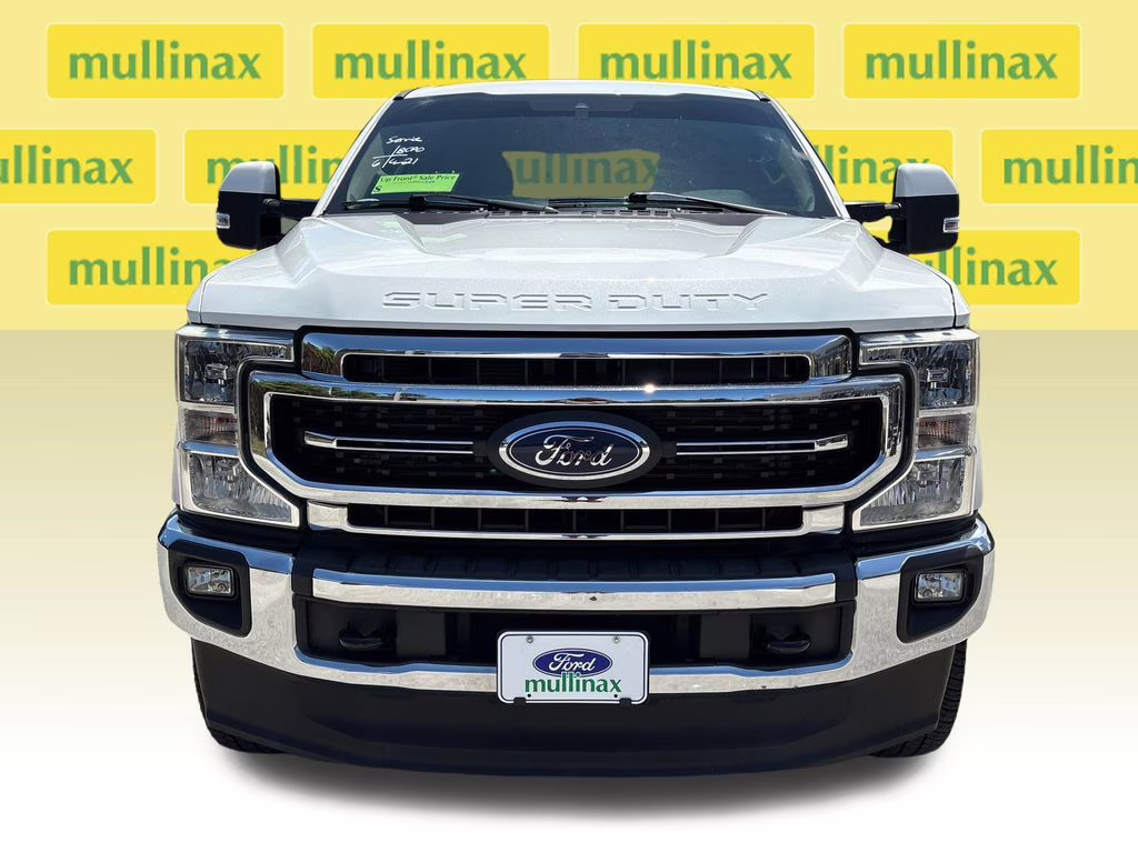 2021 White Metallic Ford Super Duty F-350 SRW Lariat 4X4 Truck