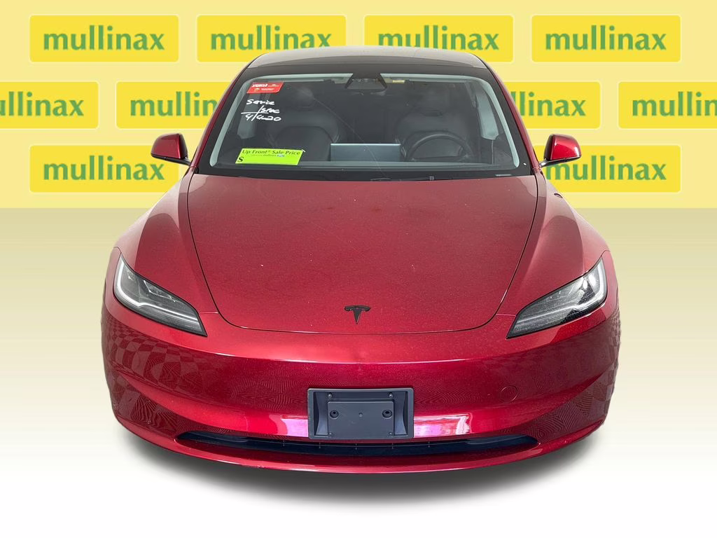 2024 Ultra Red Tesla Model 3 Base RWD Sedan