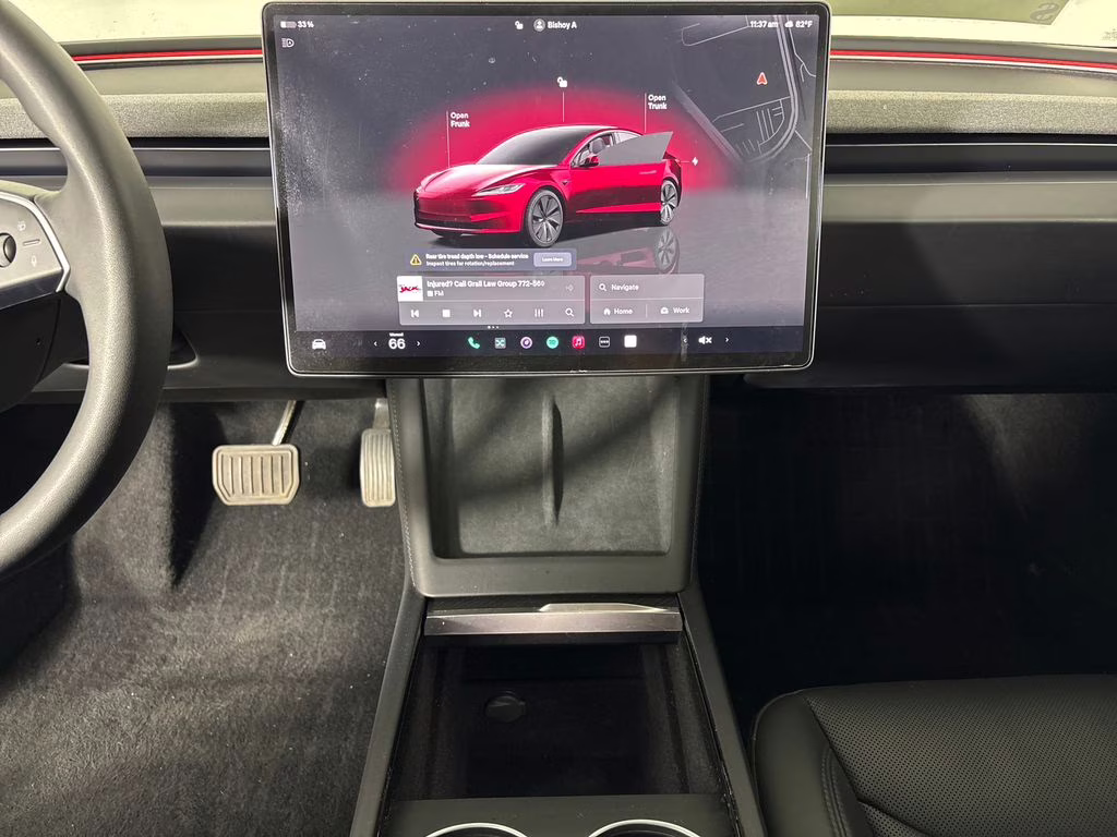 2024 Ultra Red Tesla Model 3 Base RWD Sedan