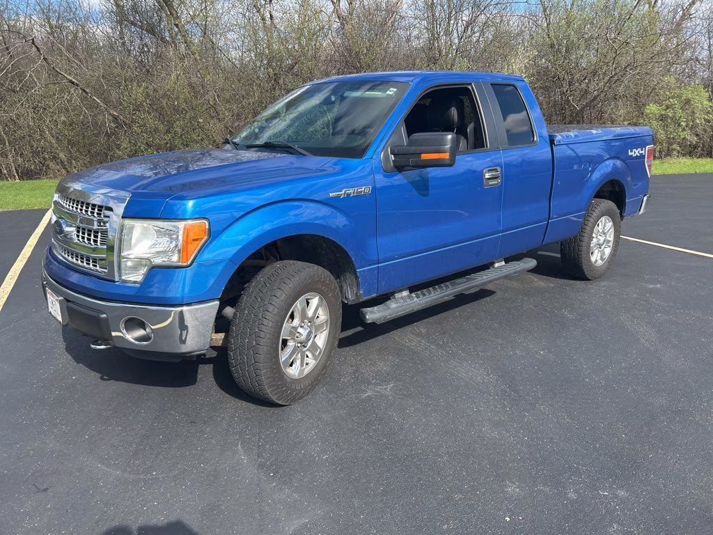 2014 Blue Flame Metallic Ford F-150 XLT 4X4 Truck