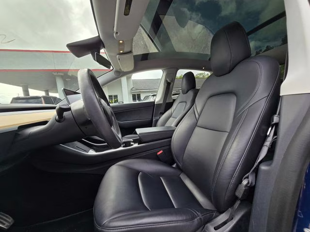 2020 Blue Tesla Model Y Long Range AWD SUV