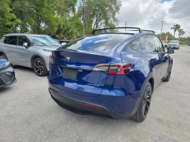 2020 Blue Tesla Model Y Long Range AWD SUV