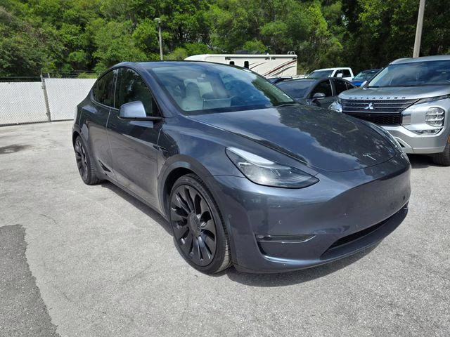 2022 Gray Tesla Model Y Performance AWD SUV