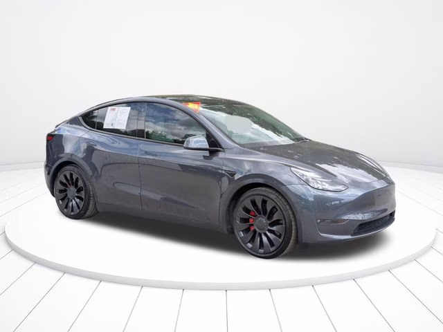 2022 Gray Tesla Model Y Performance AWD SUV