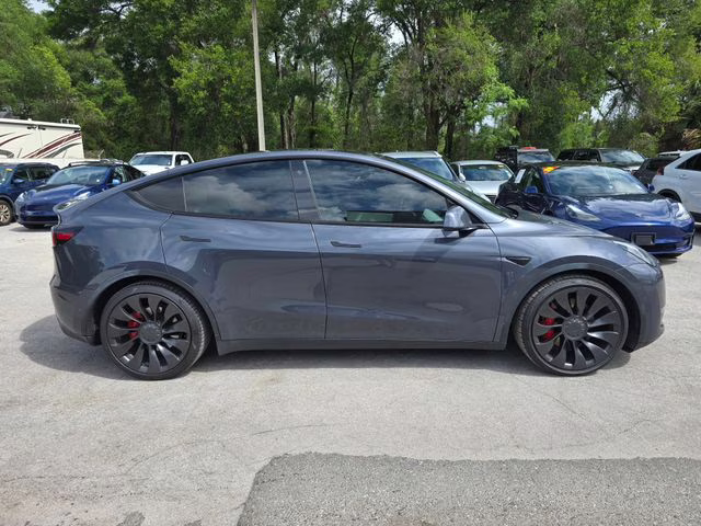 2022 Gray Tesla Model Y Performance AWD SUV