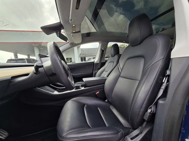 2020 Blue Tesla Model Y Long Range AWD SUV