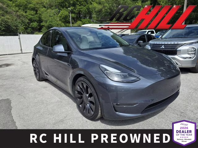 2022 Gray Tesla Model Y Performance AWD SUV
