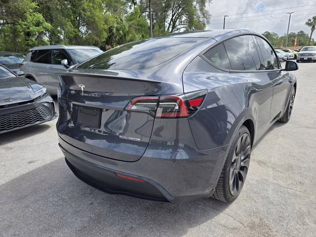 2022 Gray Tesla Model Y Performance AWD SUV