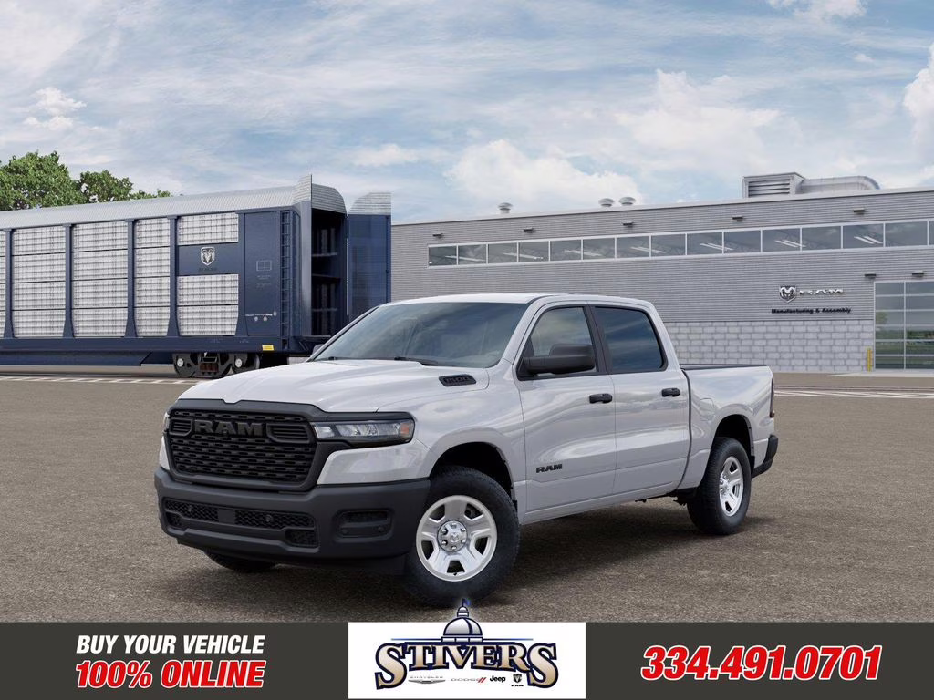 2026 Bright White Clearcoat Ram 1500 Tradesman 4X4 Truck