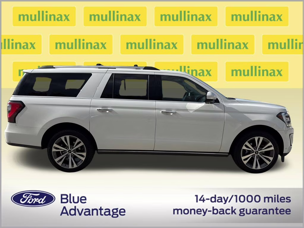 2021 Star White Metallic Tri-Coat Ford Expedition Max Limited RWD SUV