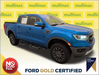 2021 Blue Metallic Ford Ranger Lariat 4X4 Truck