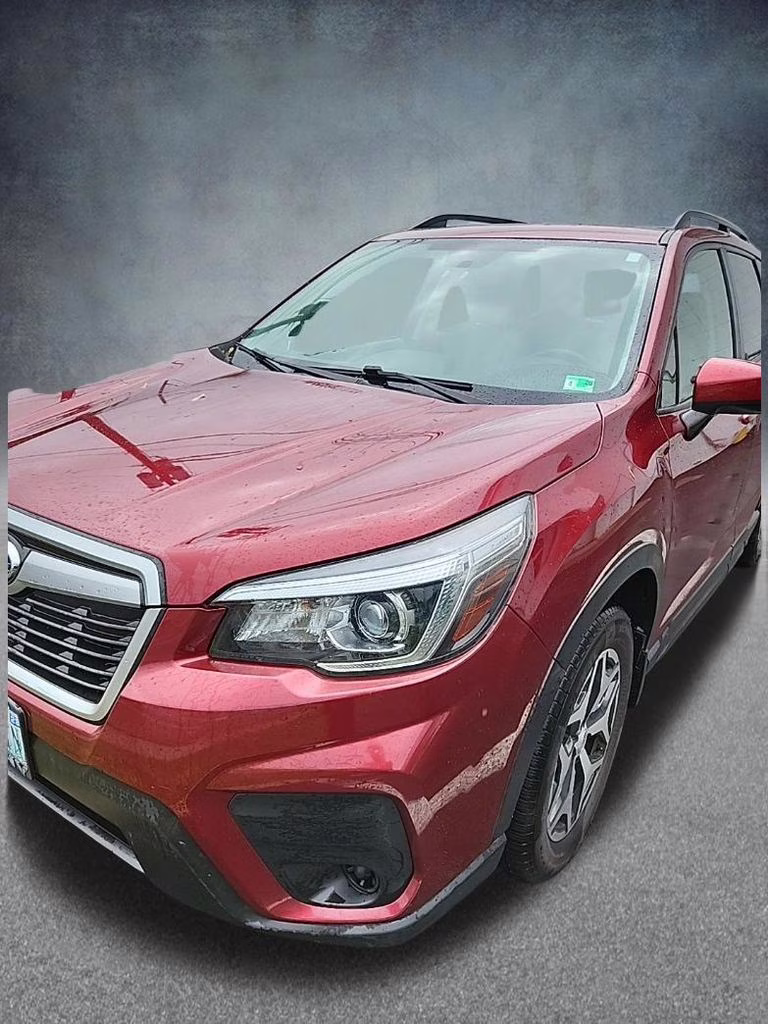 2019 Crimson Red Pearl Subaru Forester Premium AWD SUV