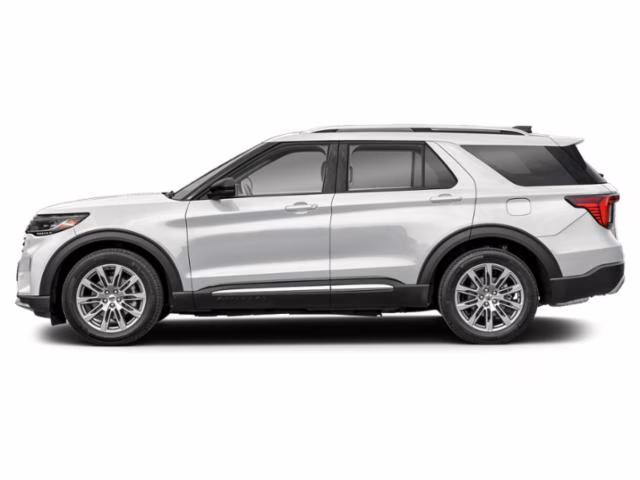 2026 Space White Metallic Ford Explorer Platinum FWD SUV