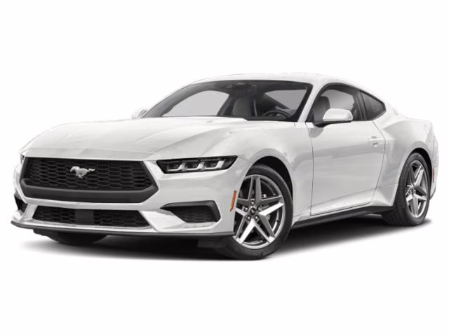 2026 Oxford White Ford Mustang EcoBoost FWD Sedan
