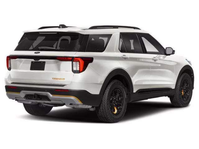 2026 Star White Metallic Tri-Coat Ford Explorer Tremor FWD SUV