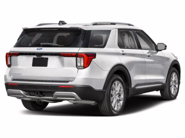 2026 Space White Metallic Ford Explorer Platinum FWD SUV