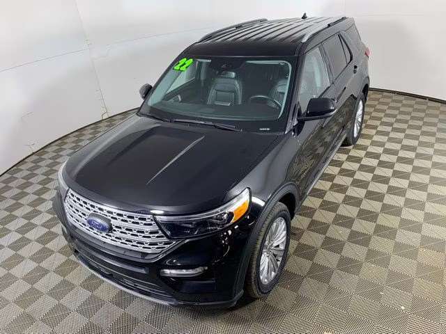 2022 Agate Black Metallic Ford Explorer Limited 4X4 SUV