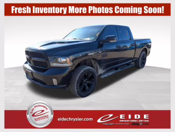 2018 Brilliant Black Crystal Pearlcoat Ram 1500 Sport 4X4 Truck