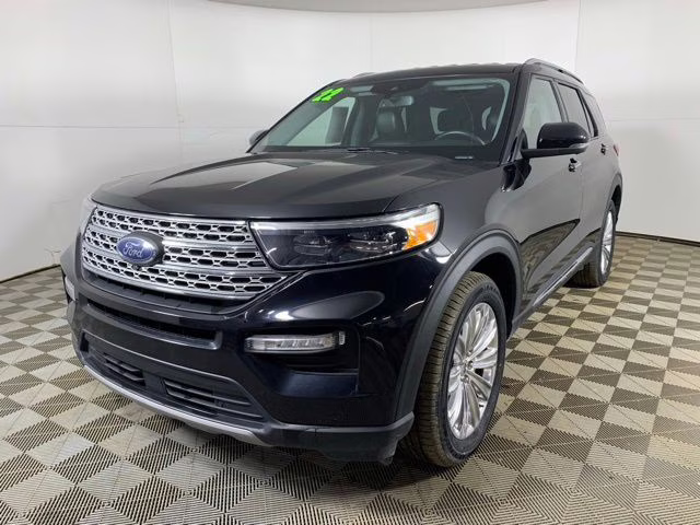 2022 Agate Black Metallic Ford Explorer Limited 4X4 SUV