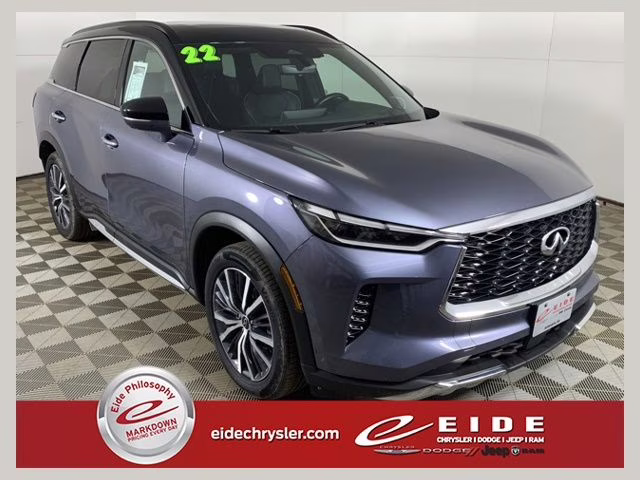 2022 Moonbow Blue/Black Obsidian INFINITI QX60 Autograph AWD SUV