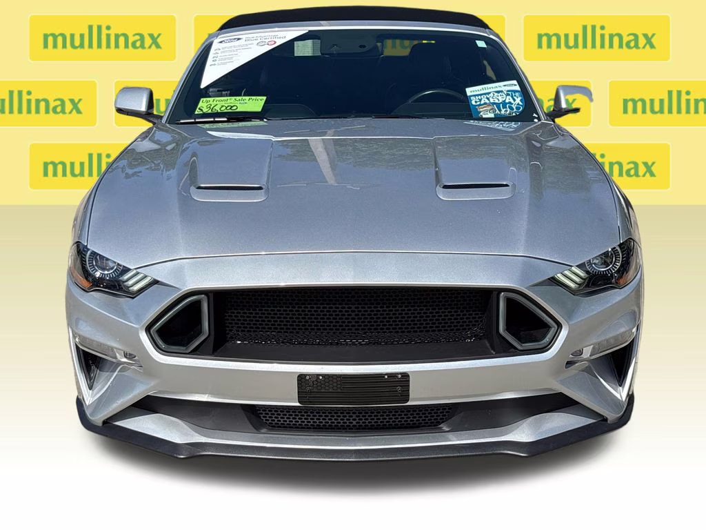 2019 Ingot Silver Ford Mustang GT Premium RWD Convertible