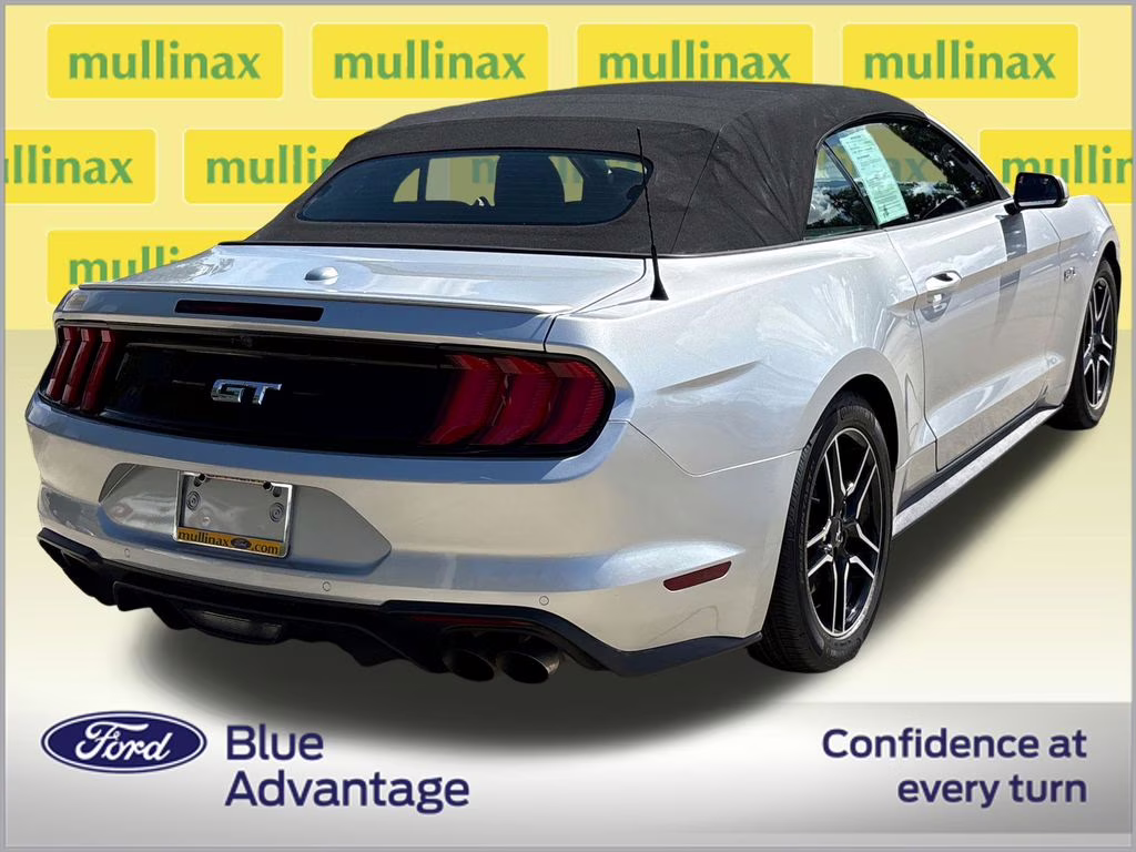 2019 Ingot Silver Ford Mustang GT Premium RWD Convertible