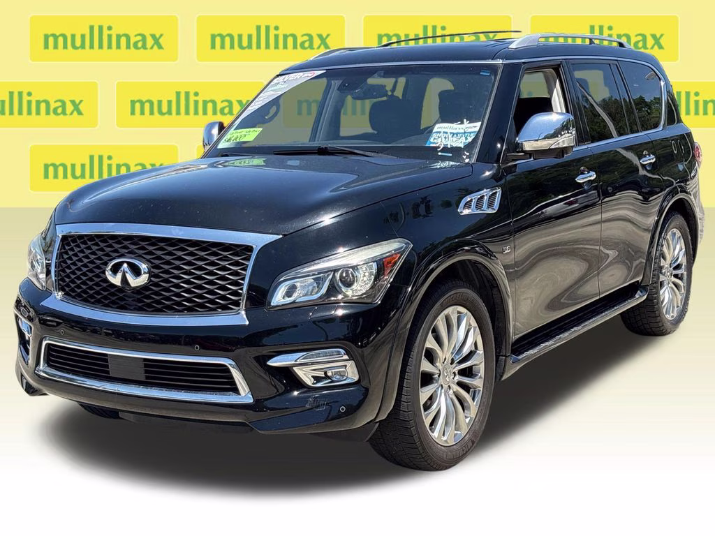 2016 Black Obsidian INFINITI QX80 Base RWD SUV