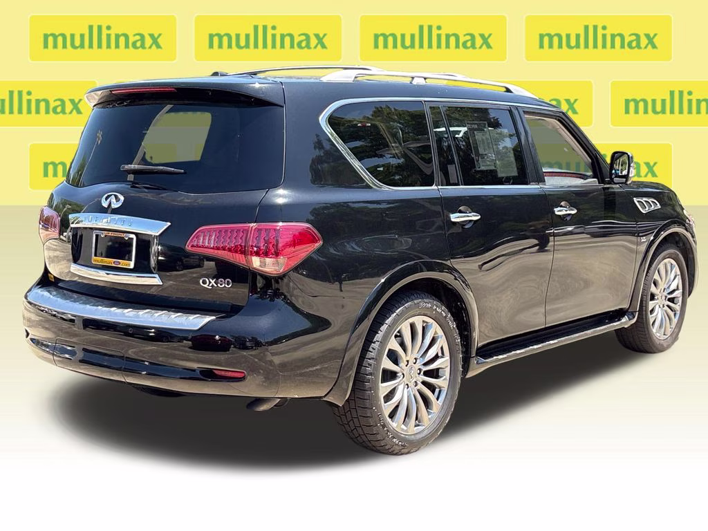 2016 Black Obsidian INFINITI QX80 Base RWD SUV